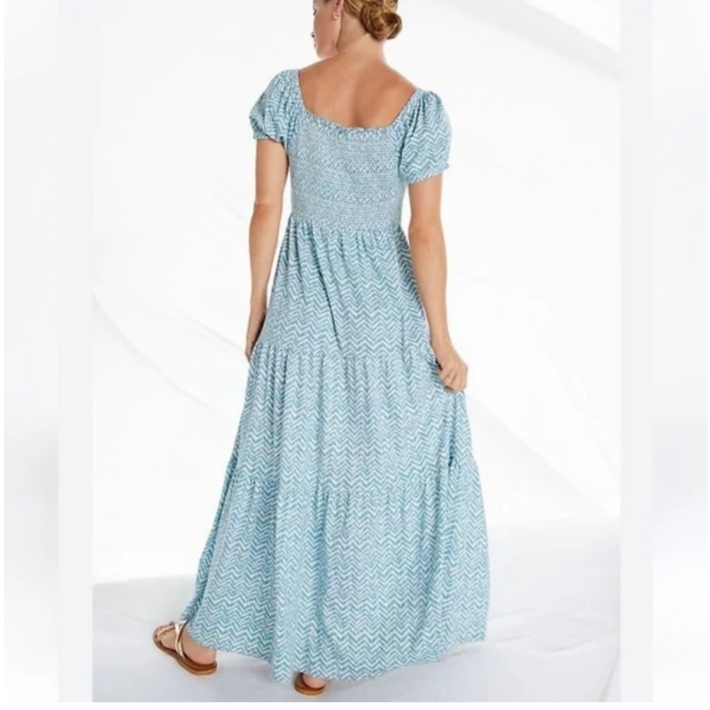 🆕 ANTHROPOLGIE Daily Practice tiered maxi dress size XS - Picture 2 of 9